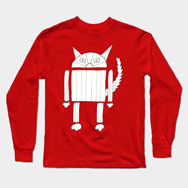 CatBot #23 Long Sleeve T-Shirt by MrTiggersShop